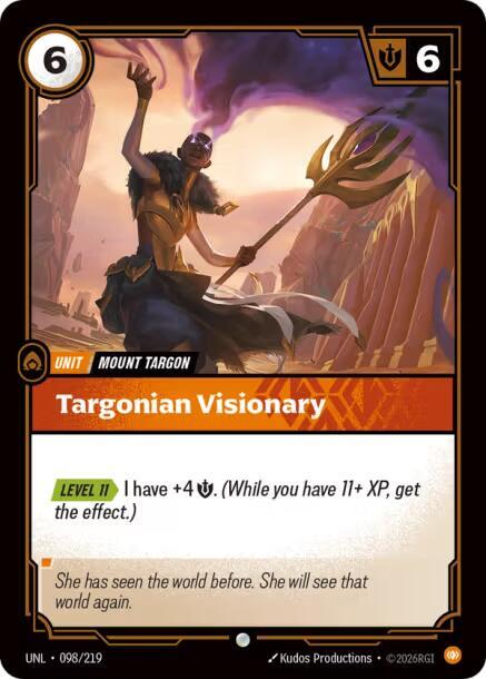 Riftbound: League of Legends Trading Card Game Unleashed Targonian Visionary 098/219 Common Near Mint Foil