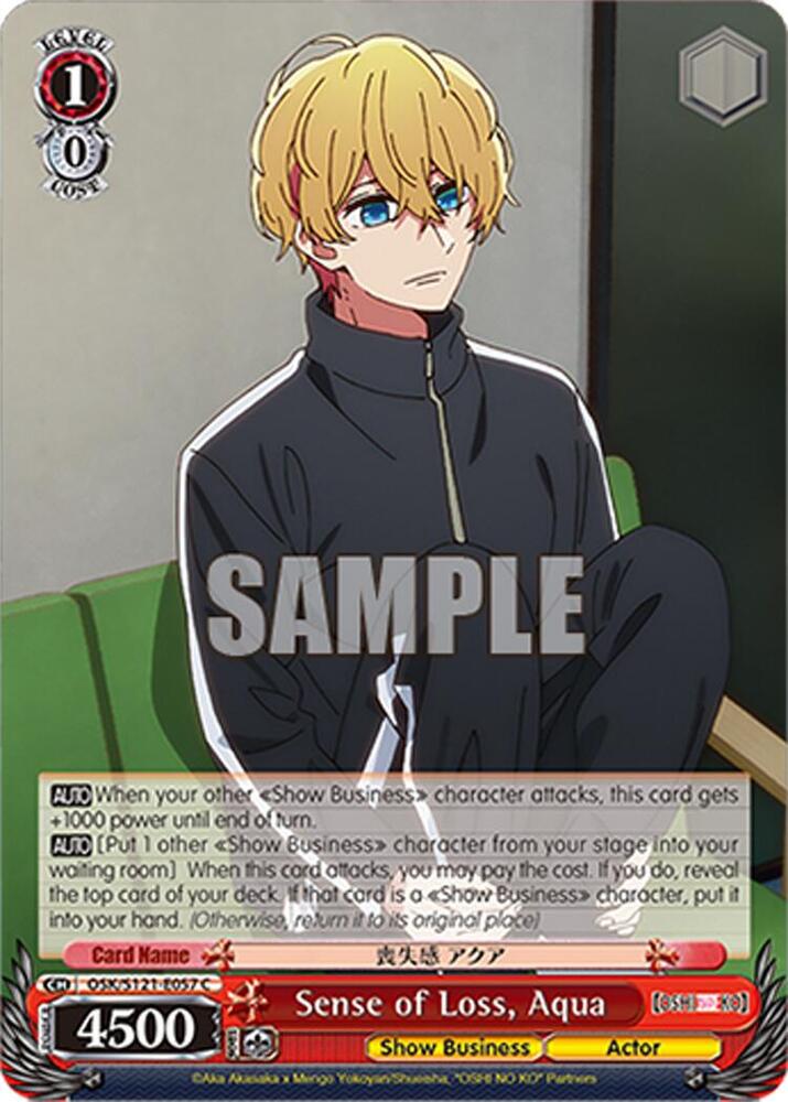 Weiss Schwarz [OSHI NO KO] Vol.2 Sense of Loss, Aqua OSK/S121-E057 C Common Near Mint