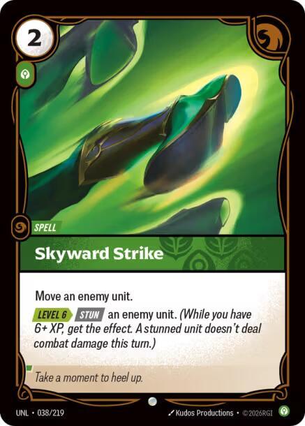 Riftbound: League of Legends Trading Card Game Unleashed Skyward Strike 038/219 Common Near Mint Foil