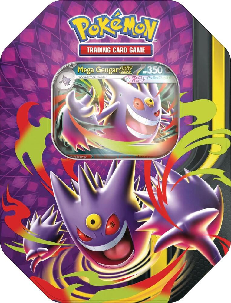Pokemon TCG Mega Moonlit Tin [Mega Gengar ex]