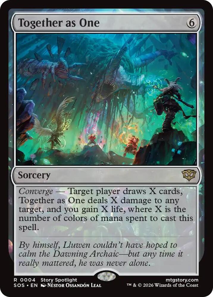 Magic: The Gathering Secrets of Strixhaven Together as One 4 R Near Mint (Japanese)