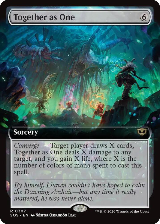 Magic: The Gathering Secrets of Strixhaven Together as One (Extended Art) 307 R Near Mint