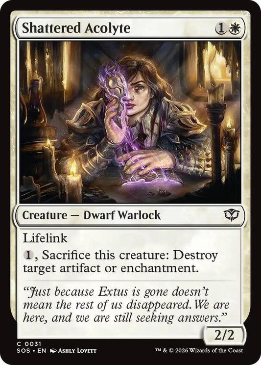 Magic: The Gathering Secrets of Strixhaven Shattered Acolyte 31 C Near Mint (German)