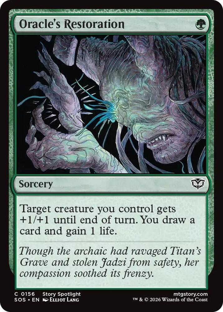 Magic: The Gathering Secrets of Strixhaven Oracle's Restoration 156 C Near Mint Foil (French)