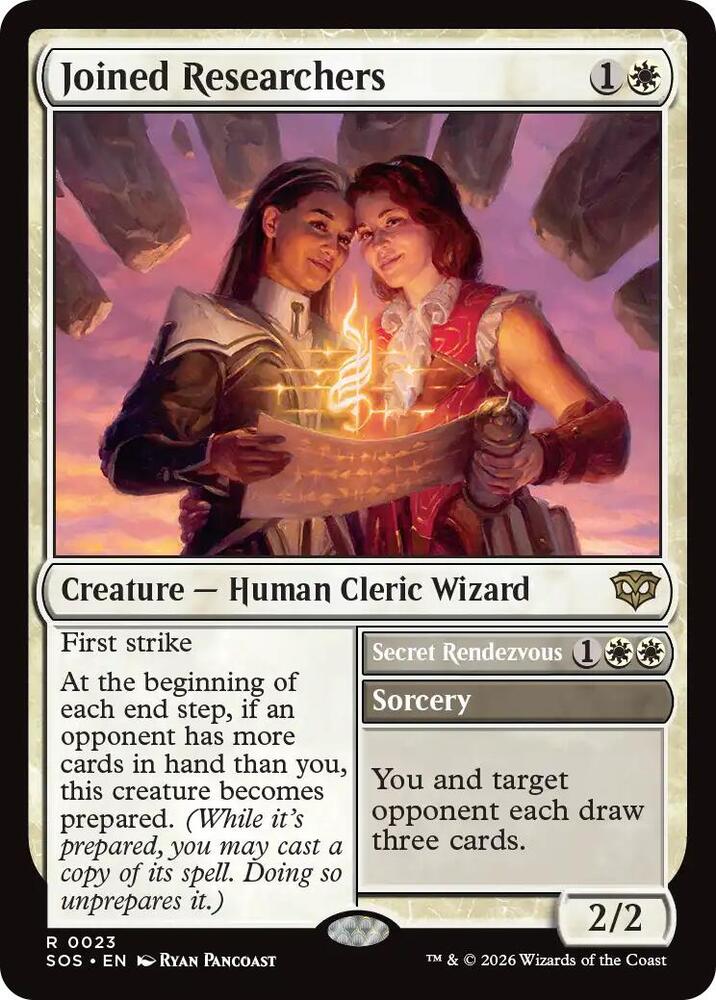 Magic: The Gathering Secrets of Strixhaven Joined Researchers 23 R Near Mint Foil