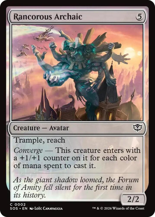 Magic: The Gathering Secrets of Strixhaven Rancorous Archaic 2 C Near Mint (Italian)