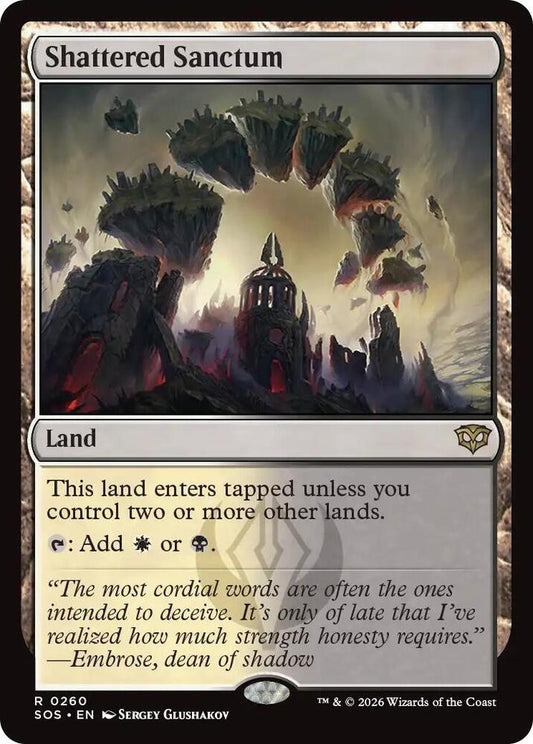Magic: The Gathering Secrets of Strixhaven Shattered Sanctum 260 R Near Mint (Spanish)