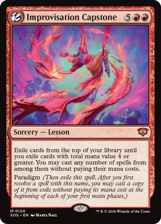 Magic: The Gathering Secrets of Strixhaven Improvisation Capstone 120 M Near Mint Foil (Japanese)
