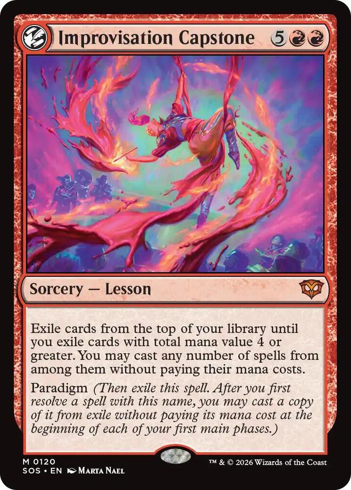 Magic: The Gathering Secrets of Strixhaven Improvisation Capstone 120 M Near Mint Foil (German)