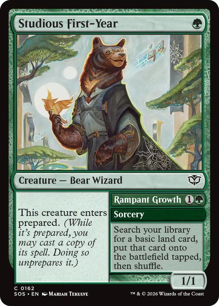 Magic: The Gathering Secrets of Strixhaven Studious First-Year 162 C Near Mint (Japanese)