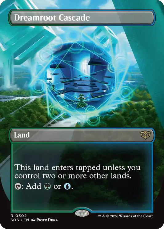 Magic: The Gathering Secrets of Strixhaven Dreamroot Cascade (Borderless) 302 R Near Mint