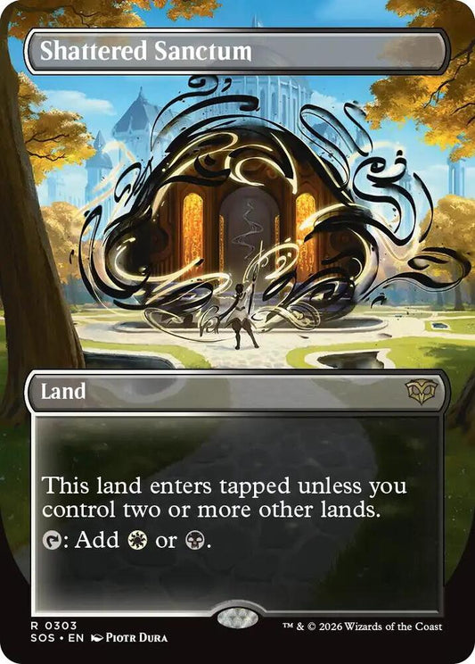 Magic: The Gathering Secrets of Strixhaven Shattered Sanctum (Borderless) 303 R Near Mint Foil (Japanese)