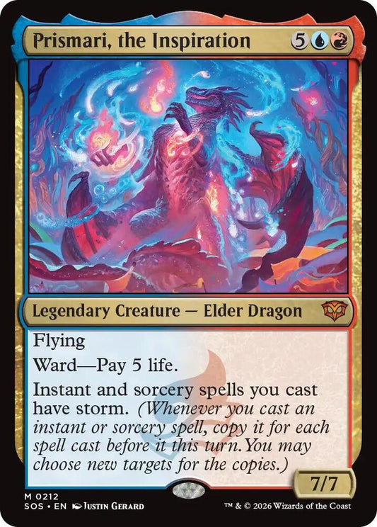 Magic: The Gathering Secrets of Strixhaven Prismari, the Inspiration 212 M Near Mint (German)