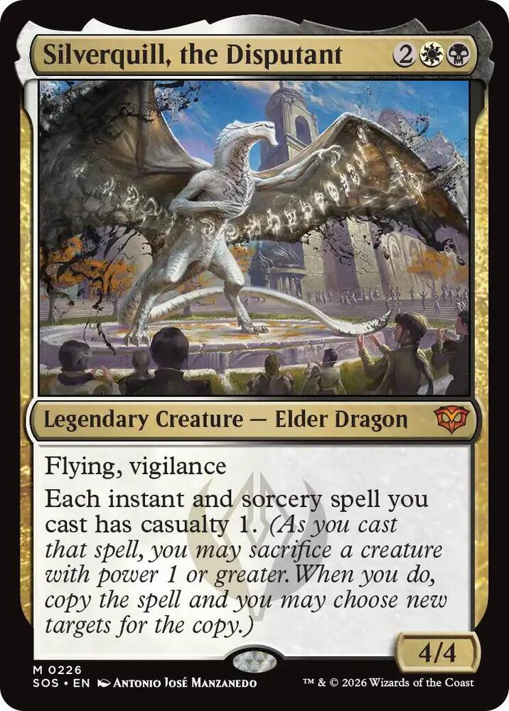 Magic: The Gathering Secrets of Strixhaven Silverquill, the Disputant 226 M Near Mint (German)