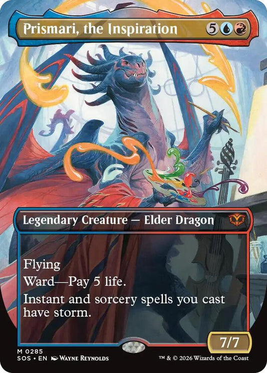 Magic: The Gathering Secrets of Strixhaven Prismari, the Inspiration (Borderless) 285 M Near Mint (German)