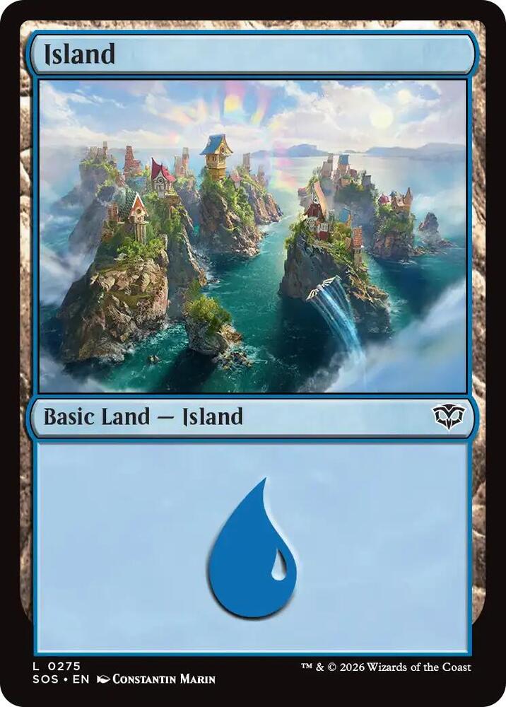 Magic: The Gathering Secrets of Strixhaven Island (0275) 275 L Near Mint Foil (French)