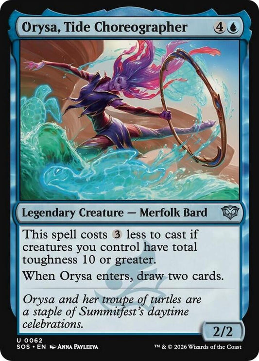 Magic: The Gathering Secrets of Strixhaven Orysa, Tide Choreographer 62 U Near Mint (Japanese)