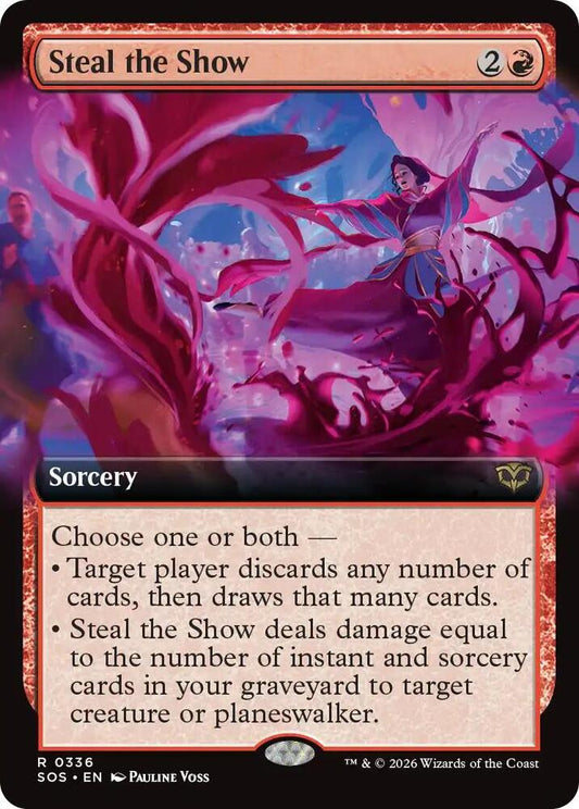 Magic: The Gathering Secrets of Strixhaven Steal the Show (Extended Art) 336 R Near Mint (German)