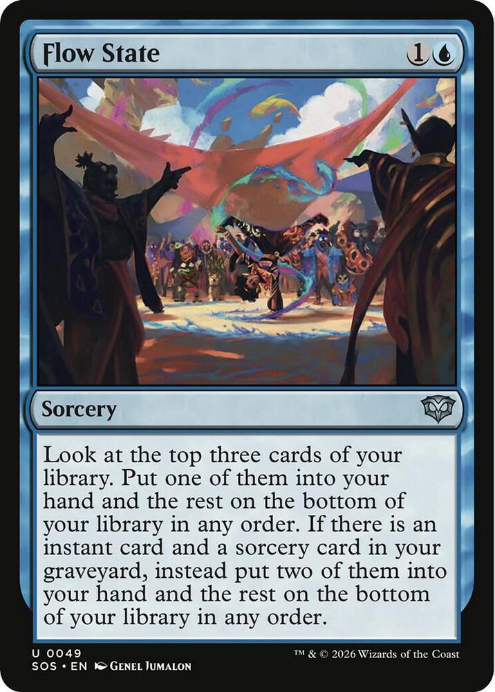 Magic: The Gathering Secrets of Strixhaven Flow State 49 U Near Mint (Italian)
