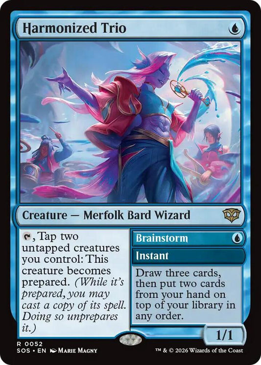 Magic: The Gathering Secrets of Strixhaven Harmonized Trio 52 R Near Mint (Italian)