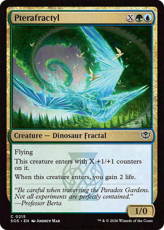 Magic: The Gathering Secrets of Strixhaven Pterafractyl 215 C Near Mint (Japanese)