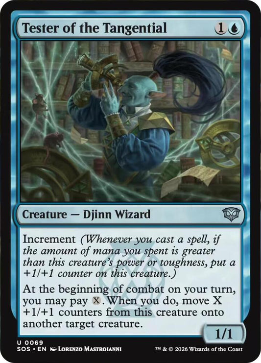 Magic: The Gathering Secrets of Strixhaven Tester of the Tangential 69 U Near Mint