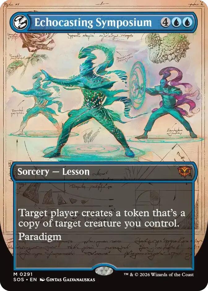 Magic: The Gathering Secrets of Strixhaven Echocasting Symposium (Borderless) 291 M Near Mint (German)