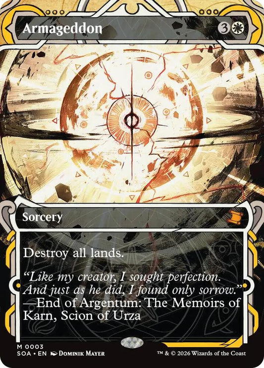 Magic: The Gathering Secrets of Strixhaven: Mystical Archive Armageddon 3 M Near Mint (Spanish)