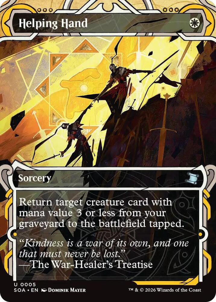 Magic: The Gathering Secrets of Strixhaven: Mystical Archive Helping Hand 5 U Near Mint (French)