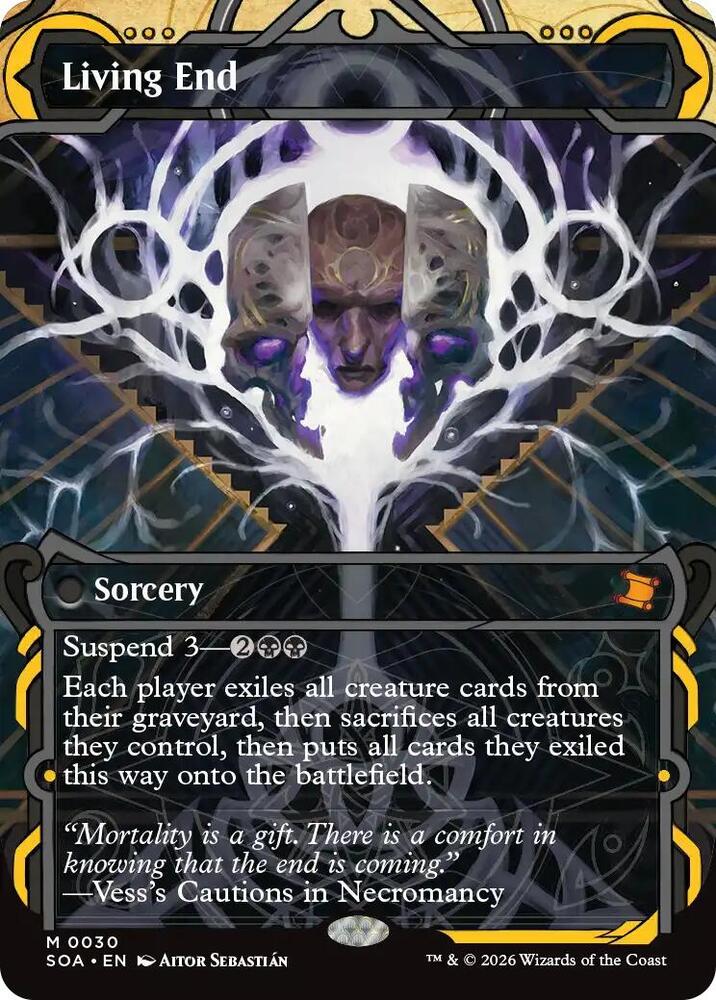 Magic: The Gathering Secrets of Strixhaven: Mystical Archive Living End 30 M Near Mint Foil (Spanish)