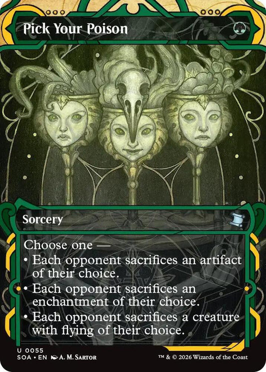 Magic: The Gathering Secrets of Strixhaven: Mystical Archive Pick Your Poison 55 U Near Mint