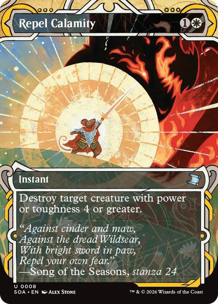 Magic: The Gathering Secrets of Strixhaven: Mystical Archive Repel Calamity 8 U Near Mint (Italian)