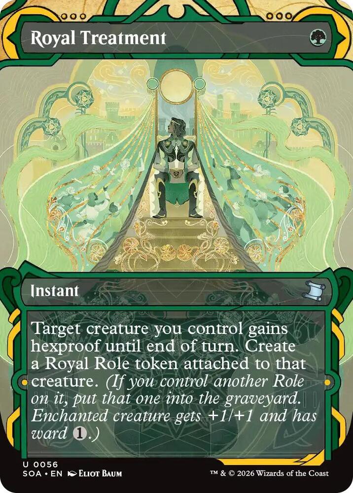 Magic: The Gathering Secrets of Strixhaven: Mystical Archive Royal Treatment 56 U Near Mint (Italian)