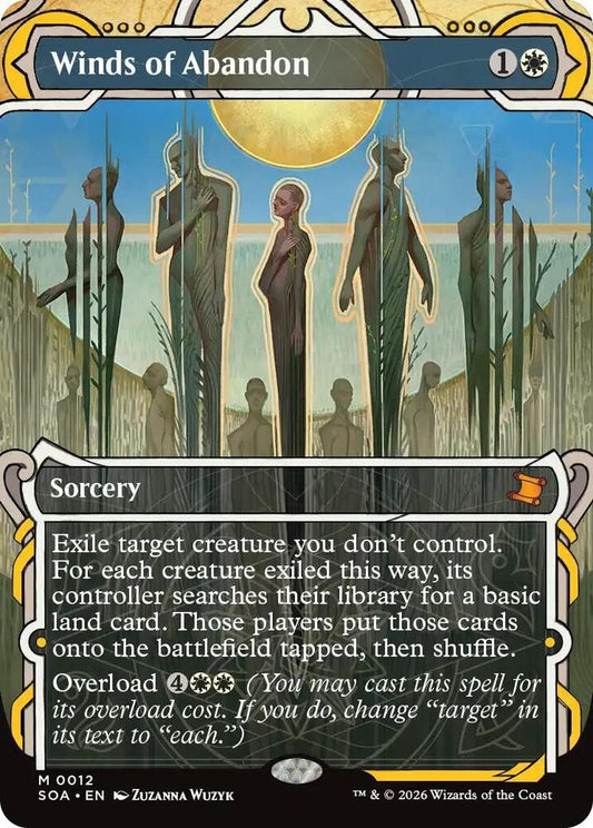 Magic: The Gathering Secrets of Strixhaven: Mystical Archive Winds of Abandon 12 M Near Mint Foil