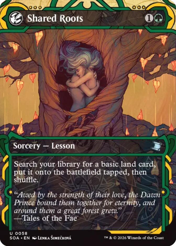 Magic: The Gathering Secrets of Strixhaven: Mystical Archive Shared Roots 58 U Near Mint (Spanish)
