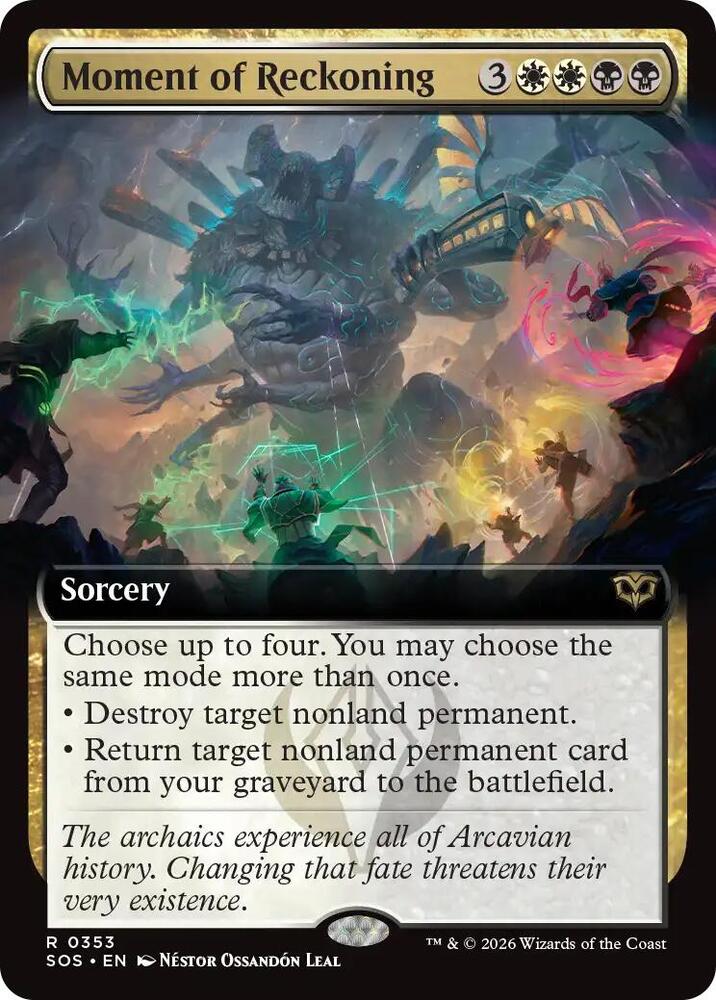 Magic: The Gathering Secrets of Strixhaven Moment of Reckoning (Extended Art) 353 R Near Mint Foil