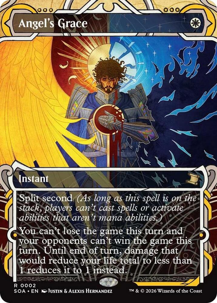 Magic: The Gathering Secrets of Strixhaven: Mystical Archive Angel's Grace 2 R Near Mint Foil (German)
