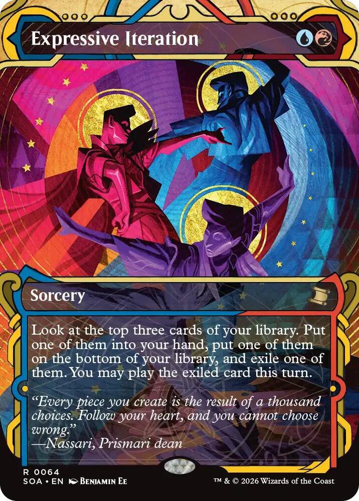 Magic: The Gathering Secrets of Strixhaven: Mystical Archive Expressive Iteration 64 R Near Mint Foil