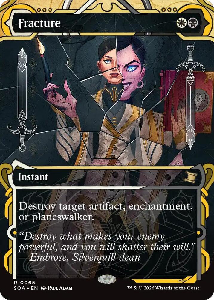 Magic: The Gathering Secrets of Strixhaven: Mystical Archive Fracture 65 R Near Mint