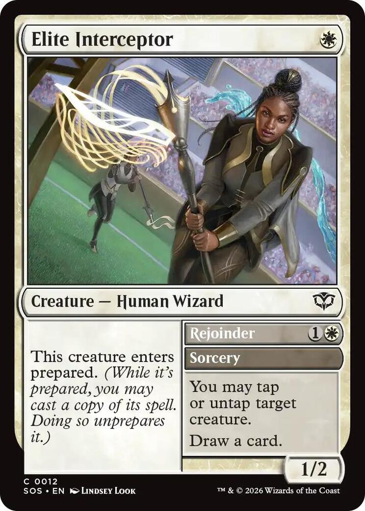 Magic: The Gathering Secrets of Strixhaven Elite Interceptor 12 C Near Mint (Japanese)
