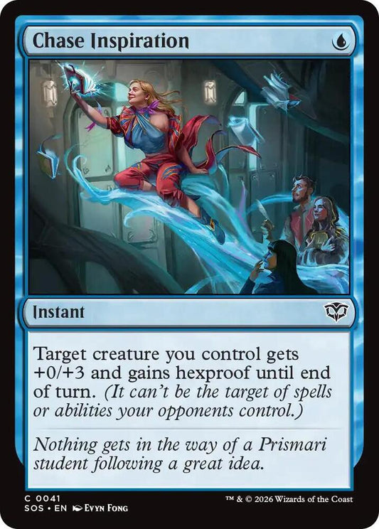 Magic: The Gathering Secrets of Strixhaven Chase Inspiration 41 C Near Mint Foil (Spanish)