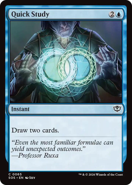 Magic: The Gathering Secrets of Strixhaven Quick Study 65 C Near Mint (Spanish)