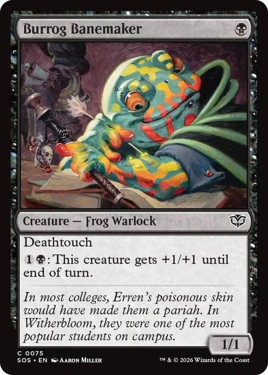 Magic: The Gathering Secrets of Strixhaven Burrog Banemaker 75 C Near Mint (Italian)