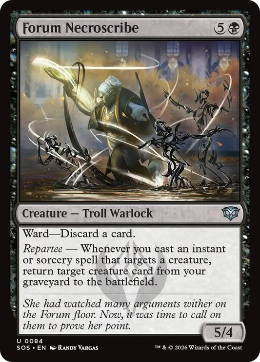 Magic: The Gathering Secrets of Strixhaven Forum Necroscribe 84 U Near Mint