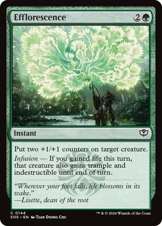 Magic: The Gathering Secrets of Strixhaven Efflorescence 144 C Near Mint (French)