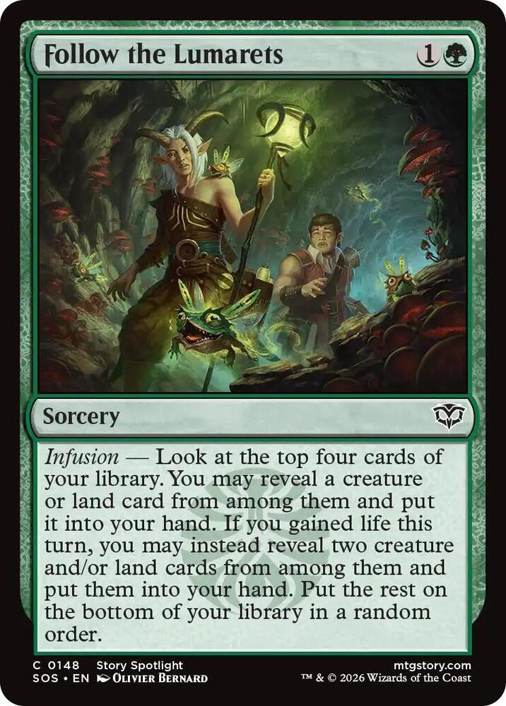 Magic: The Gathering Secrets of Strixhaven Follow the Lumarets 148 C Near Mint (French)