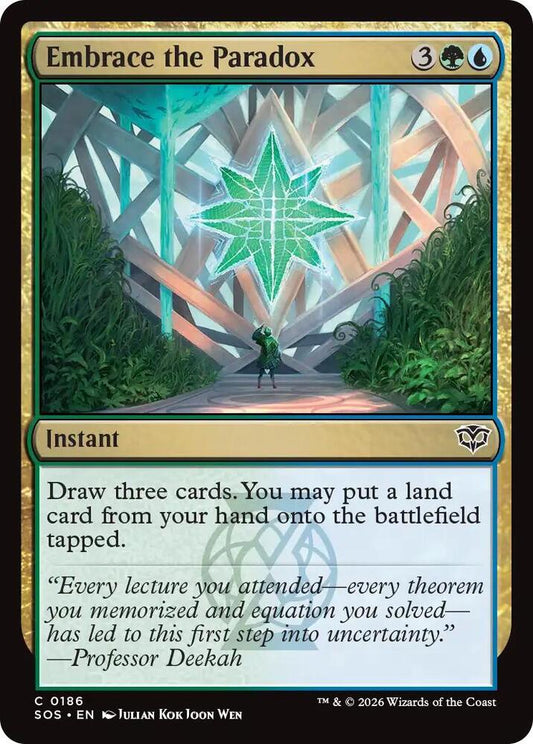 Magic: The Gathering Secrets of Strixhaven Embrace the Paradox 186 C Near Mint Foil