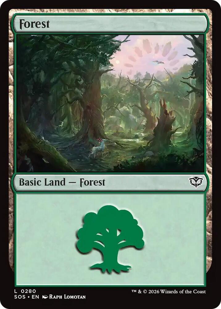 Magic: The Gathering Secrets of Strixhaven Forest (0280) 280 L Near Mint (French)