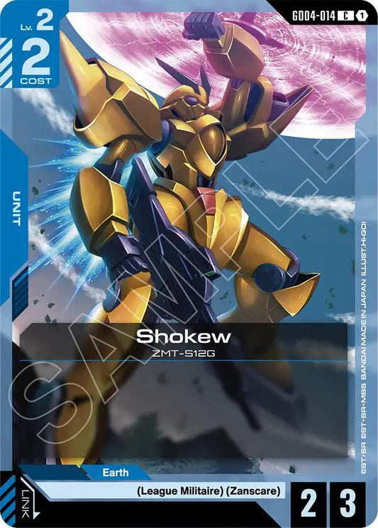 Gundam Card Game Phantom Aria Shokew GD04-014 Common Near Mint
