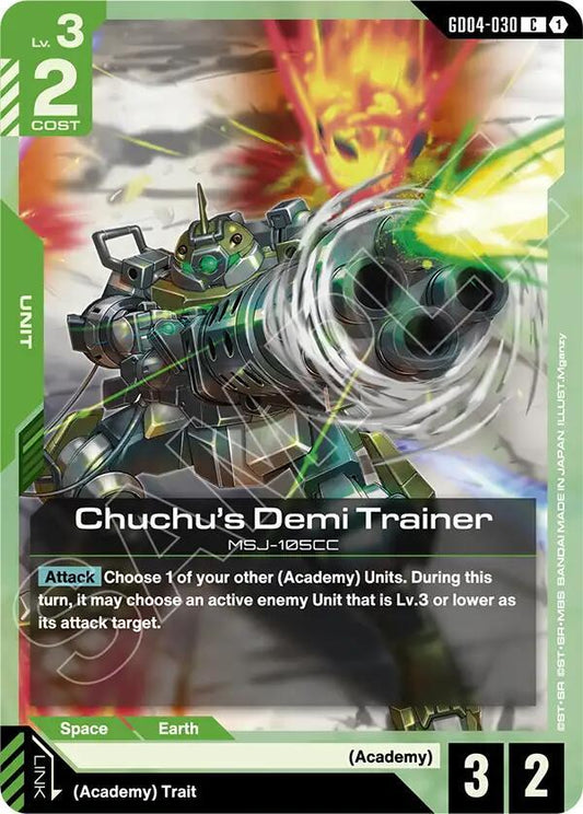 Gundam Card Game Phantom Aria Chuchu's Demi Trainer GD04-030 Common Near Mint